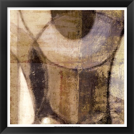 Framed Textures Align II Print