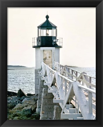 Framed Lighthouse Views I Print