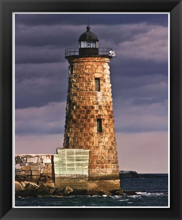 Framed Lighthouse Views V Print