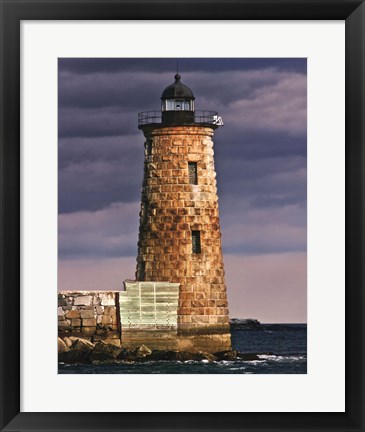 Framed Lighthouse Views V Print