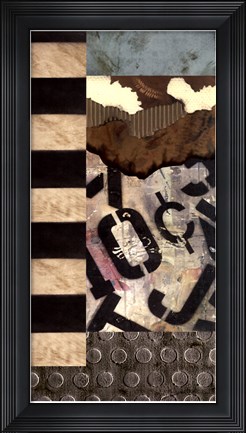 Framed Urban Mix I Print