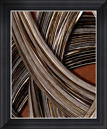 Framed Tangle Tile I Print