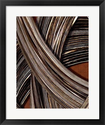 Framed Tangle Tile I Print