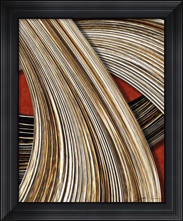 Framed Tangle Tile III Print