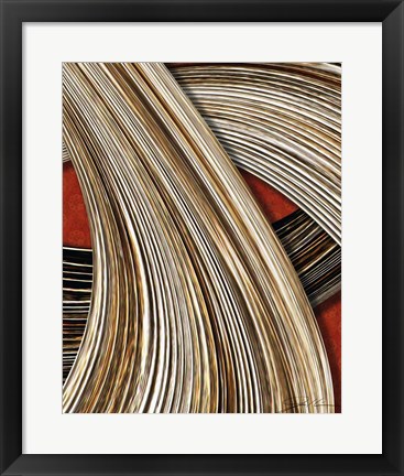 Framed Tangle Tile III Print