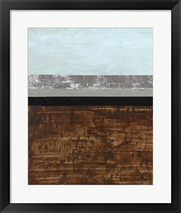 Framed Textured Light I Print