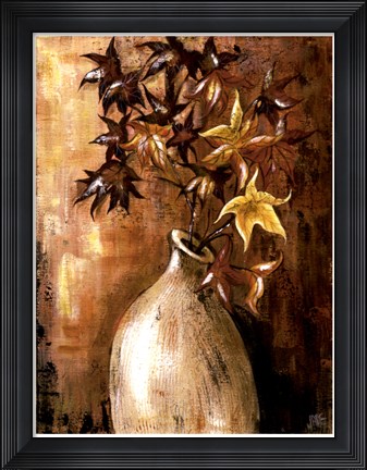 Framed Branches in Vase II Print