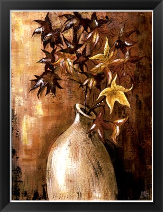 Framed Branches in Vase II Print