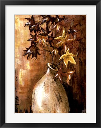 Framed Branches in Vase II Print