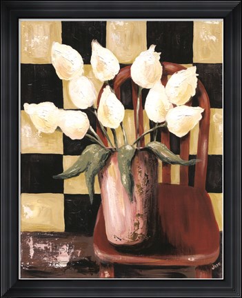 Framed Bright Tulips Print