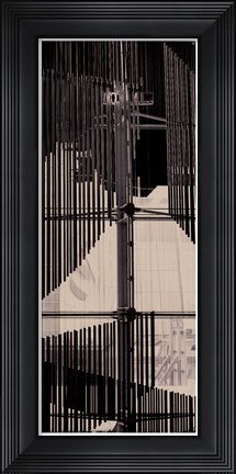 Framed City View V Print