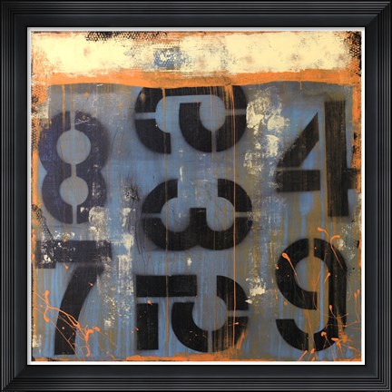 Framed Score Card Print