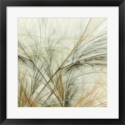 Framed Fractal Grass VI Print