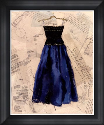 Framed Fashion Designed I Print