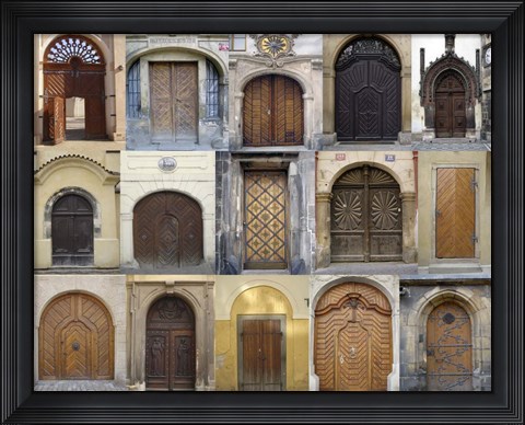 Framed Doors II Print
