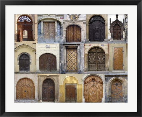 Framed Doors II Print