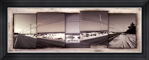 Framed Old Coast Road Print