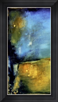 Framed Midnight Jewel I Print