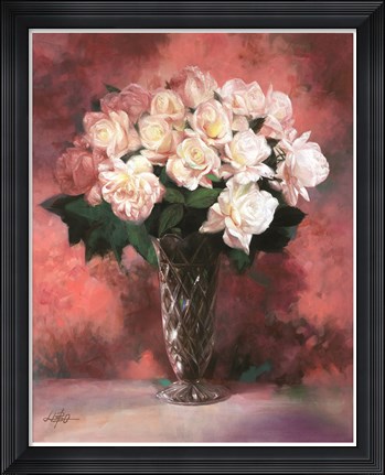 Framed Floral Still Life III Print