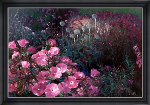 Framed Violet Garden Print