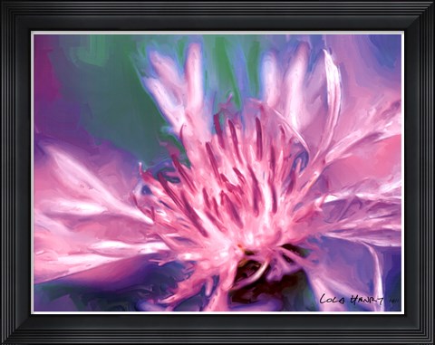 Framed Painterly Flower VIII Print