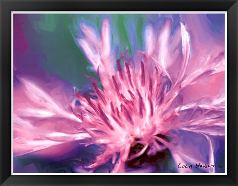 Framed Painterly Flower VIII Print