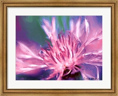 Framed Painterly Flower VIII Print