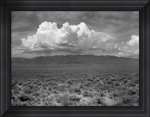 Framed Mountains &amp; Clouds II Print