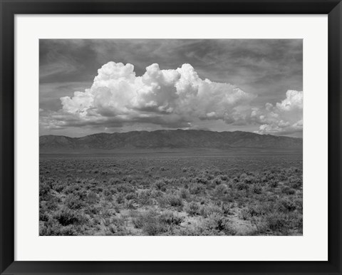 Framed Mountains &amp; Clouds II Print