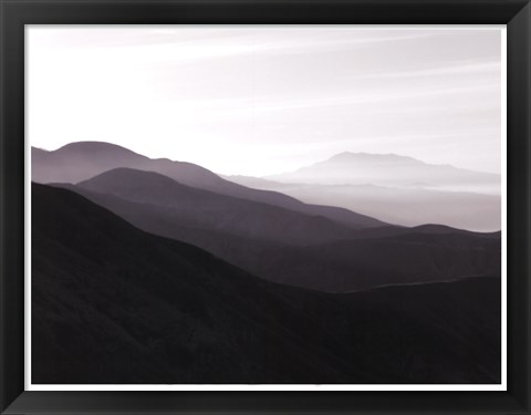 Framed Mountains &amp; Haze I Print