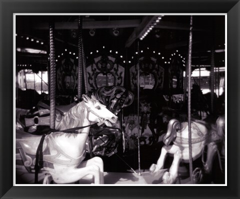 Framed Carousel I Print