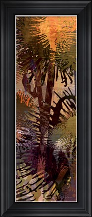 Framed Thistle Panel II Print