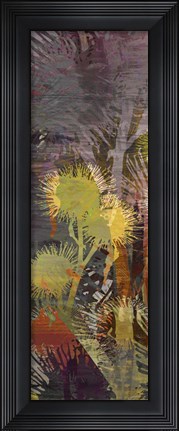 Framed Thistle Panel III Print