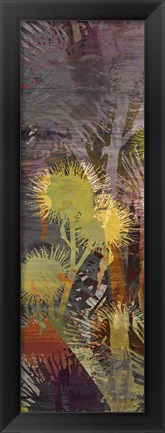 Framed Thistle Panel III Print