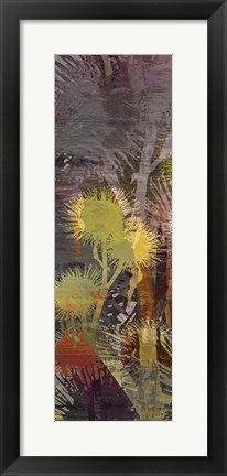 Framed Thistle Panel III Print