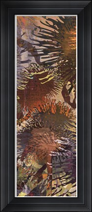 Framed Thistle Panel IV Print