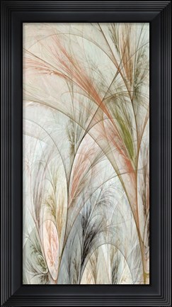 Framed Fractal Grass II Print