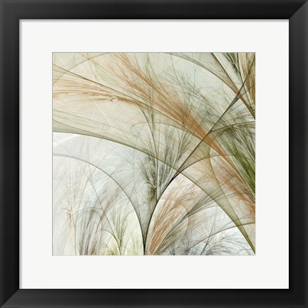 Framed Fractal Grass III Print