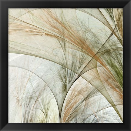 Framed Fractal Grass III Print