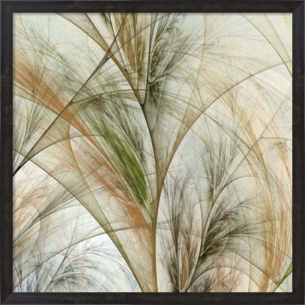 Framed Fractal Grass IV Print