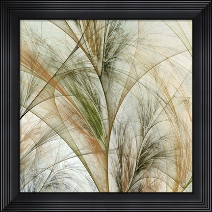 Framed Fractal Grass IV Print