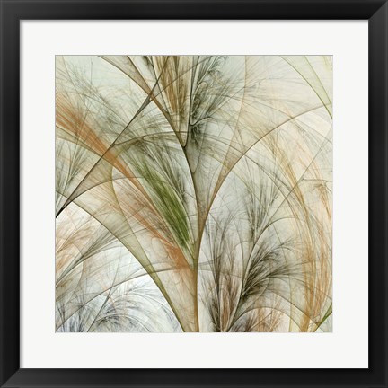 Framed Fractal Grass IV Print