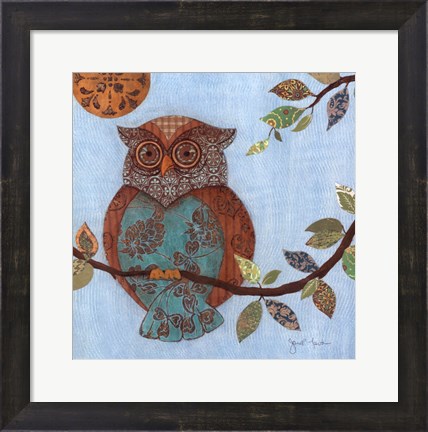 Framed Wise Owl II Print