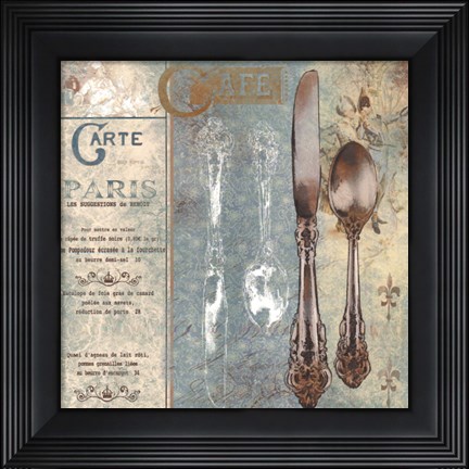Framed Fine Dining II Print