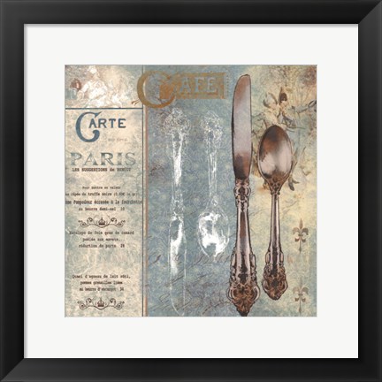 Framed Fine Dining II Print