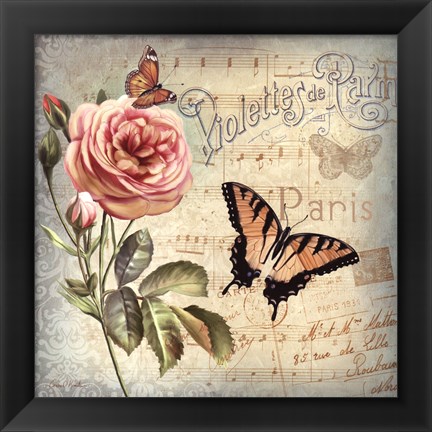 Framed Springtime in France I Print