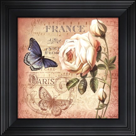 Framed Springtime in France II Print