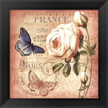 Framed Springtime in France II Print