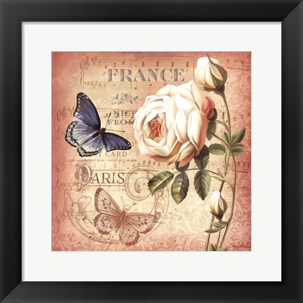 Framed Springtime in France II Print