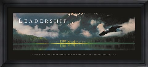 Framed Leadership-Eagle Print